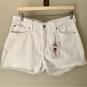 Denizen from Levi's White Jean Shorts